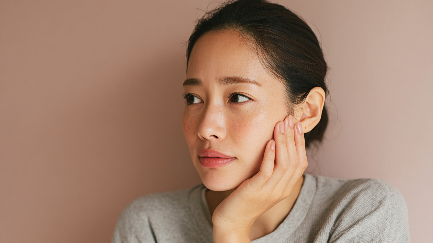 悩みを抱える女性